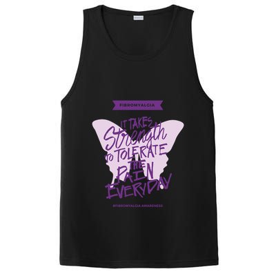 Fibromyalgia It Takes Strength Everyday Gift Fibro Awareness Gift PosiCharge Competitor Tank