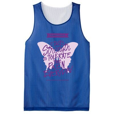 Fibromyalgia It Takes Strength Everyday Gift Fibro Awareness Gift Mesh Reversible Basketball Jersey Tank