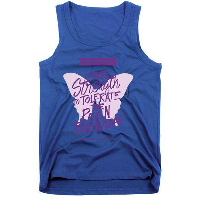 Fibromyalgia It Takes Strength Everyday Gift Fibro Awareness Gift Tank Top