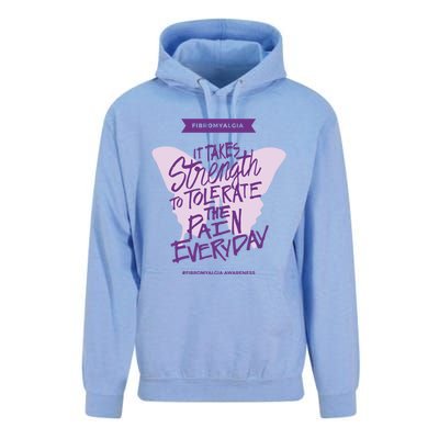 Fibromyalgia It Takes Strength Everyday Gift Fibro Awareness Gift Unisex Surf Hoodie