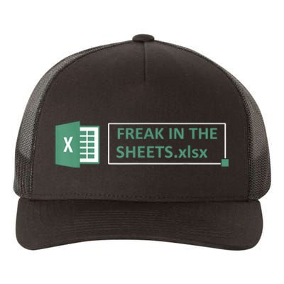 Freak In The Sheets Funny Excel Yupoong Adult 5-Panel Trucker Hat