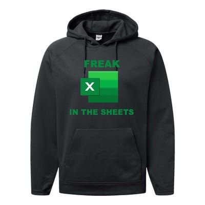 Freak In The Excel Sheets Performance Fleece Hoodie