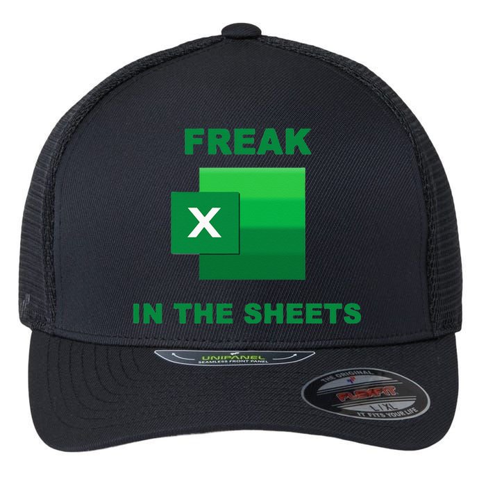 Freak In The Excel Sheets Flexfit Unipanel Trucker Cap