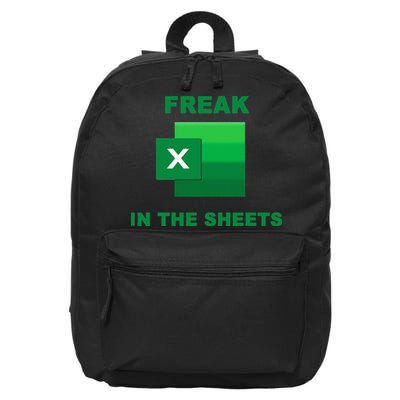 Freak In The Excel Sheets 16 in Basic Backpack
