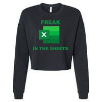 Freak In The Excel Sheets Cropped Pullover Crew