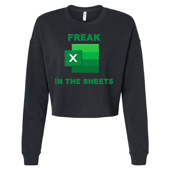 Freak In The Excel Sheets Cropped Pullover Crew