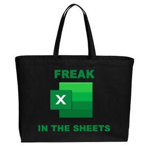 Freak In The Excel Sheets Cotton Canvas Jumbo Tote