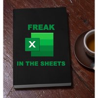 Freak In The Excel Sheets Permanent Decal Sticker