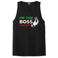 Funny Im The Boss Italian Nonna Nonno Capiche Humor Gift PosiCharge Competitor Tank