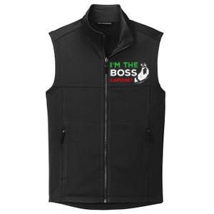 Funny Im The Boss Italian Nonna Nonno Capiche Humor Gift Collective Smooth Fleece Vest