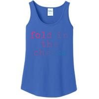 Fold In The Cheese Gift Ladies Essential Tank