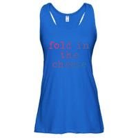 Fold In The Cheese Gift Ladies Essential Flowy Tank