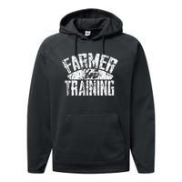 Farmer In Training Farmer Gift Performance Fleece Hoodie