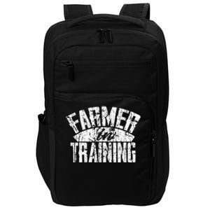 Farmer In Training Farmer Gift Impact Tech Backpack