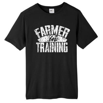 Farmer In Training Farmer Gift Tall Fusion ChromaSoft Performance T-Shirt