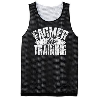 Farmer In Training Farmer Gift Mesh Reversible Basketball Jersey Tank