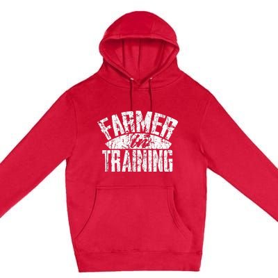 Farmer In Training Farmer Gift Premium Pullover Hoodie