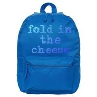 Fold In The Cheese Gift 16 in Basic Backpack