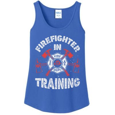 Firefighter In Training Funny Fire Firefighting Funny Gift Gift Ladies Essential Tank