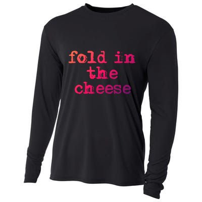 Fold In The Cheese Gift Cooling Performance Long Sleeve Crew