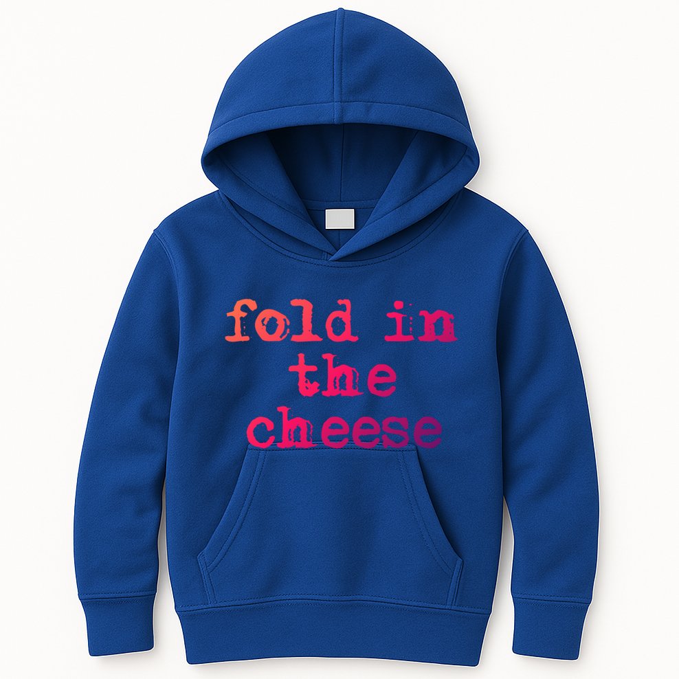 Fold In The Cheese Gift Kids Hoodie