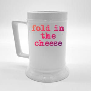 Fold In The Cheese Gift Beer Stein