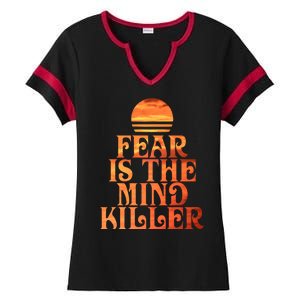 Fear Is The Mind Killer Ladies Halftime Notch Neck Tee