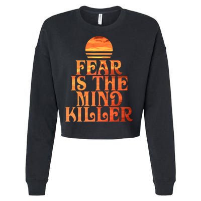 Fear Is The Mind Killer Cropped Pullover Crew