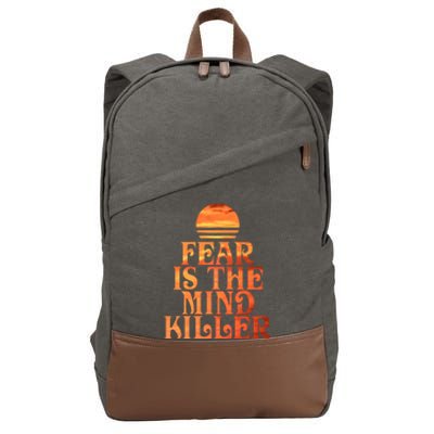 Fear Is The Mind Killer Cotton Canvas Backpack