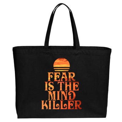 Fear Is The Mind Killer Cotton Canvas Jumbo Tote