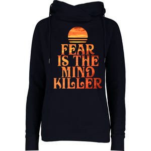 Fear Is The Mind Killer Womens Funnel Neck Pullover Hood