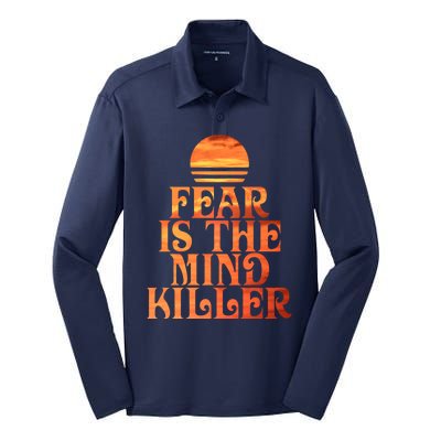 Fear Is The Mind Killer Silk Touch Performance Long Sleeve Polo