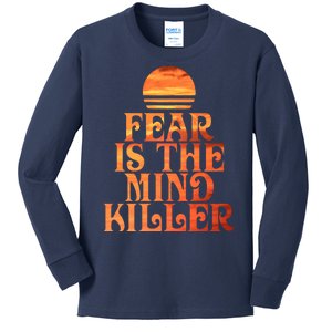 Fear Is The Mind Killer Kids Long Sleeve Shirt