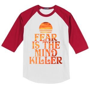 Fear Is The Mind Killer Kids Colorblock Raglan Jersey