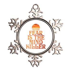 Fear Is The Mind Killer Metallic Star Ornament