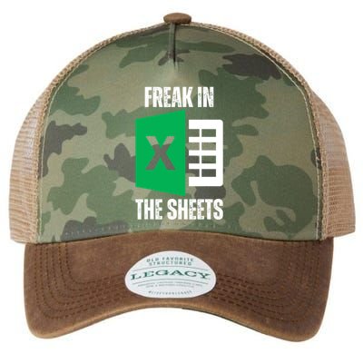 Freak In The Sheets Excel Spreadsheet Funny Office Jokes Legacy Tie Dye Trucker Hat