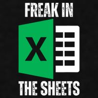 Freak In The Sheets Excel Spreadsheet Funny Office Jokes Ladies PosiCharge Tri-Blend Wicking Tank