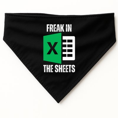 Freak In The Sheets Excel Spreadsheet Funny Office Jokes USA-Made Doggie Bandana