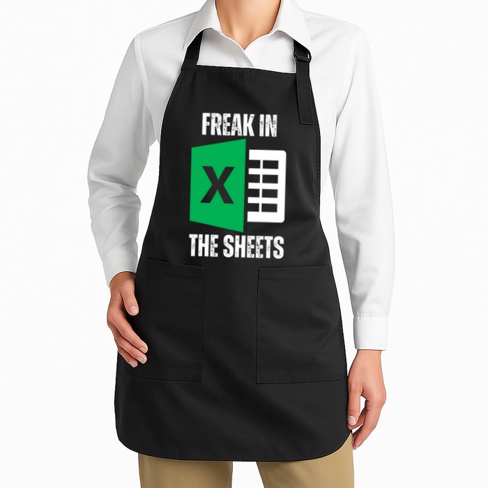 Freak In The Sheets Excel Spreadsheet Funny Office Jokes Apron