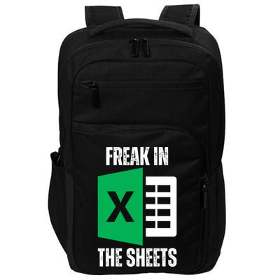 Freak In The Sheets Excel Spreadsheet Funny Office Jokes Impact Tech Backpack