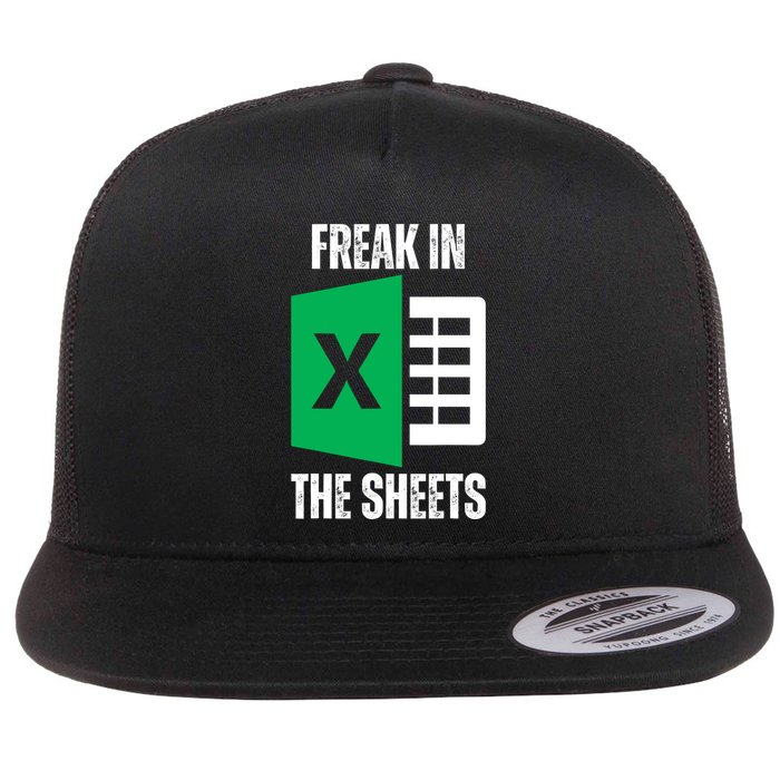Freak In The Sheets Excel Spreadsheet Funny Office Jokes Flatbill Hat