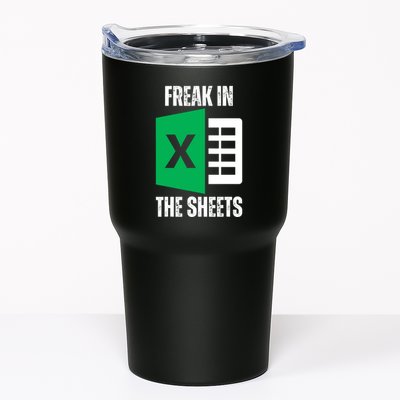 Freak In The Sheets Excel Spreadsheet Funny Office Jokes Tumbler