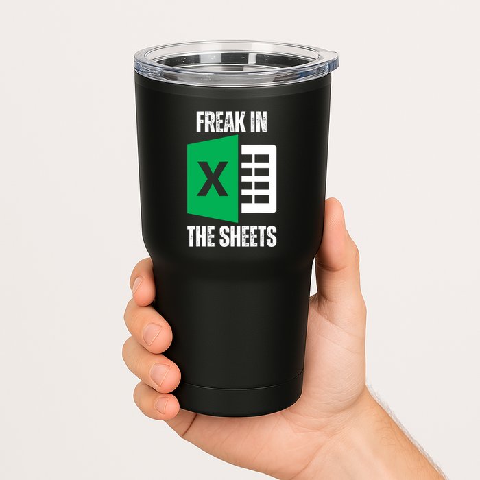Freak In The Sheets Excel Spreadsheet Funny Office Jokes Tumbler