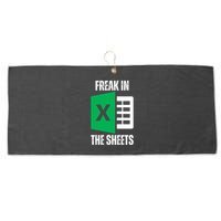Freak In The Sheets Excel Spreadsheet Funny Office Jokes Large Microfiber Waffle Golf Towel