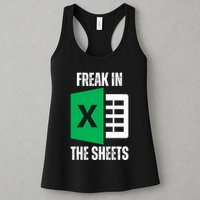 Freak In The Sheets Excel Spreadsheet Funny Office Jokes Womens Tank Top