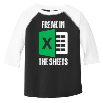Freak In The Sheets Excel Spreadsheet Funny Office Jokes Toddler Fine Jersey T-Shirt