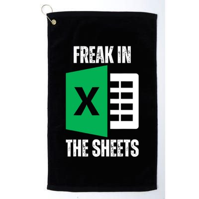 Freak In The Sheets Excel Spreadsheet Funny Office Jokes Golf Towel