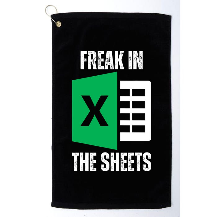 Freak In The Sheets Excel Spreadsheet Funny Office Jokes Golf Towel