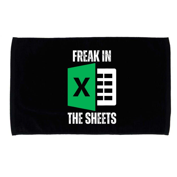 Freak In The Sheets Excel Spreadsheet Funny Office Jokes Microfiber Hand Towel