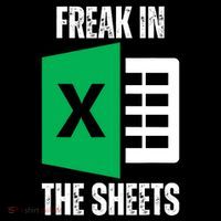 Freak In The Sheets Excel Spreadsheet Funny Office Jokes Women's Perfect Tri Rocker Tank